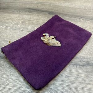 Love Moschino Elegant Purple Clutch